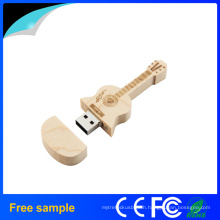 Hot Selling Guitar Wooden USB Pen Drive